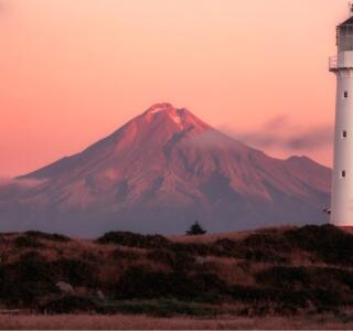 Mountain with lighthouse 1430x580