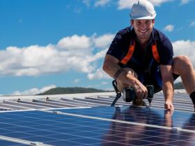 Solar energy stock image HERO